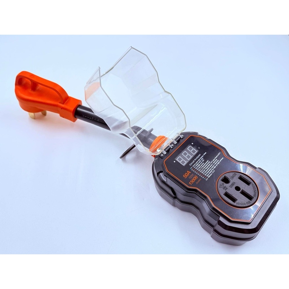 Geargo Rv Surge Protectors 50 Amp 15000 Joules RV Circuit Analyzer IP68